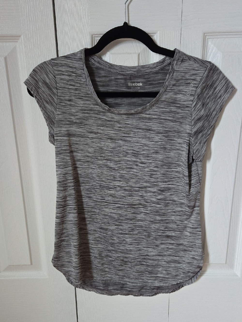 Reebok Women's Gray Heather Short Sleeve Performance Tee